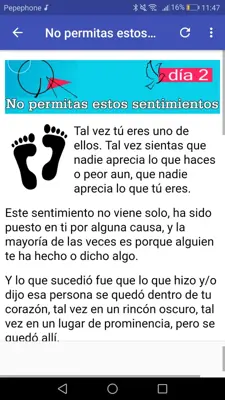 Reflexiones Biblicas android App screenshot 1